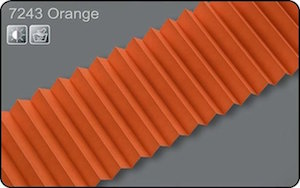 Plissee Orange