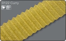 Plissee Gardine Transparent Curry